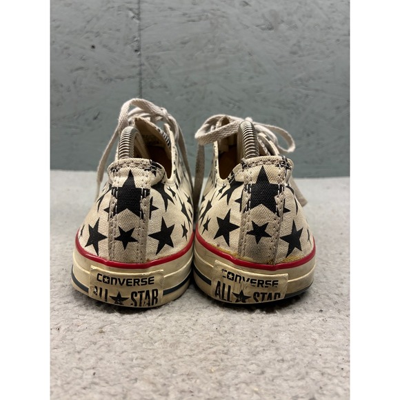 Converse Chuck Taylor All Star Low Top Sneakers Men's 9 Star Print Canvas Shoes - Picture 12 of 16